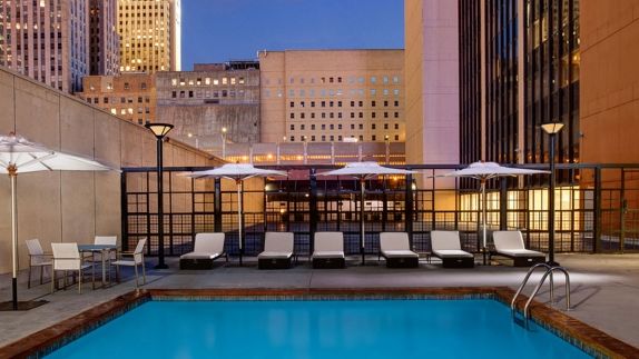 Features And Amenities Sheraton Oklahoma City Downtown Hotel Downtown Oklahoma City Hotel Outdoor Pool